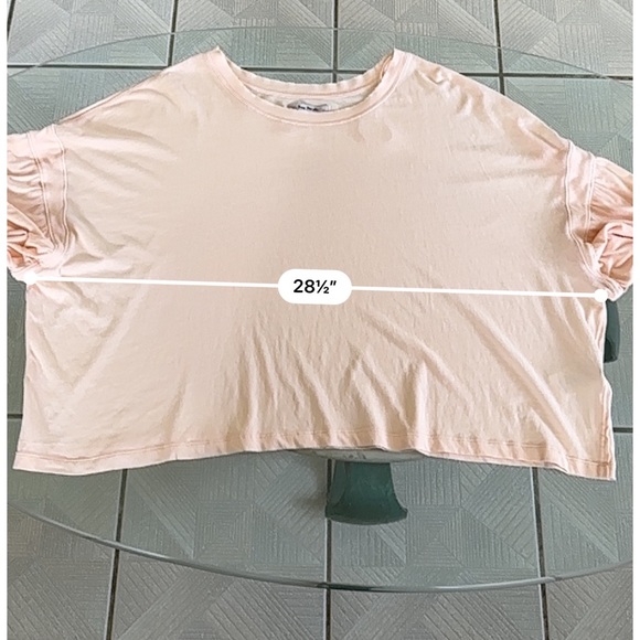 FREE PEOPLE Peach Top Size Small Dolman Sleeve Lightweight Comfy Sugar Rush Soft - Picture 8 of 12